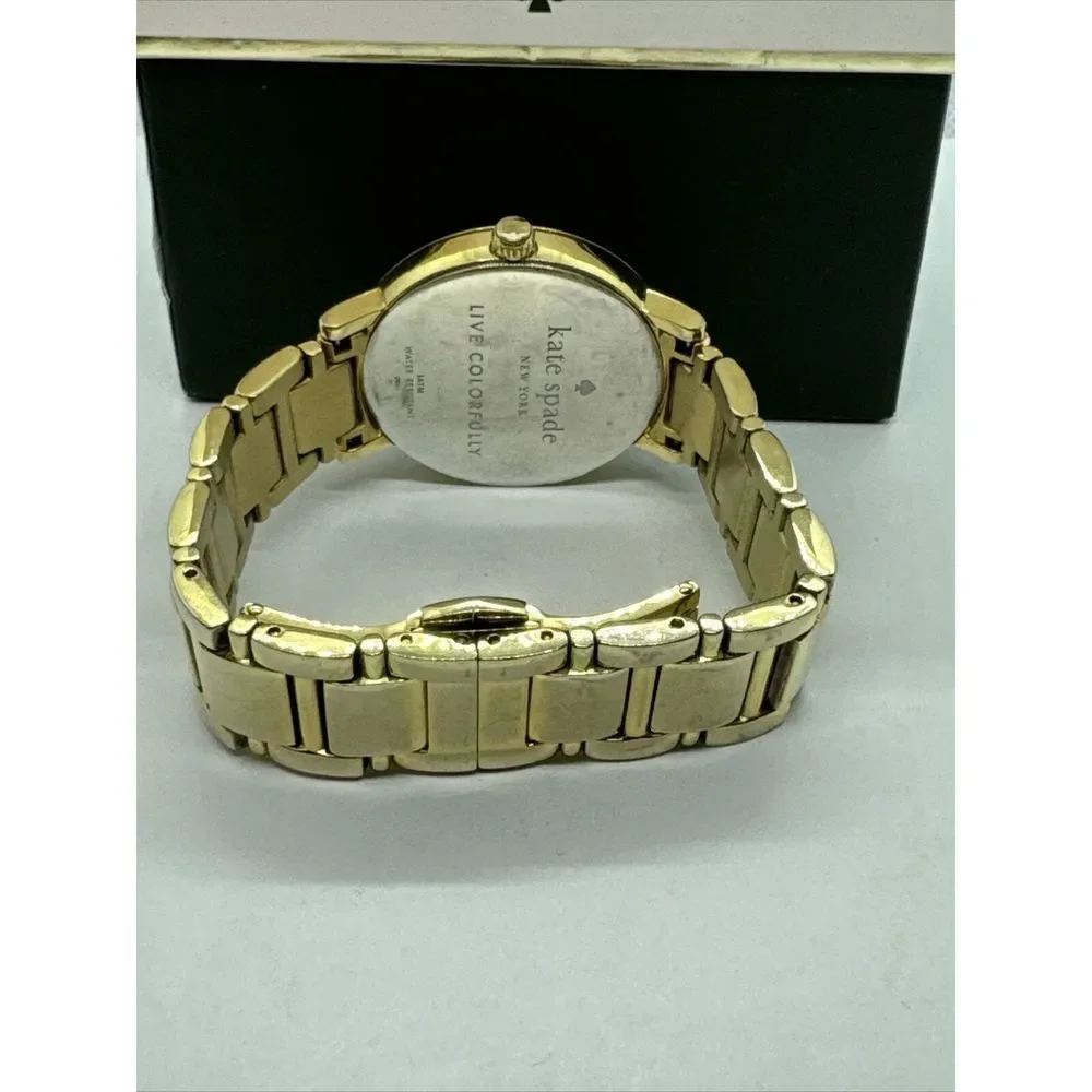 Kate Spade New York 0007 Women's Gold Stainless Steel Analog Dial Watch JNA109